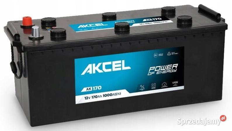 Akumulator Akcel 170Ah L 1000A