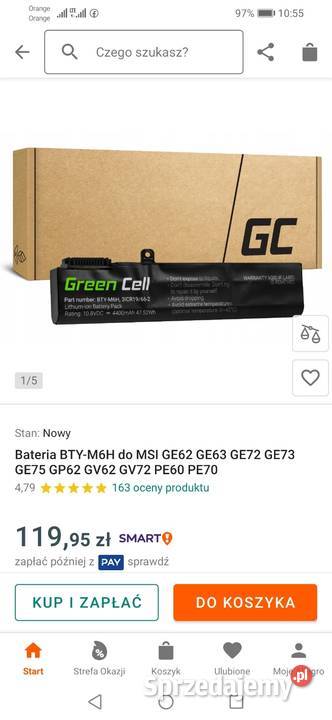 Gamingowy laptop MSI Czytaj opis Karta graficzna Kwidzyn