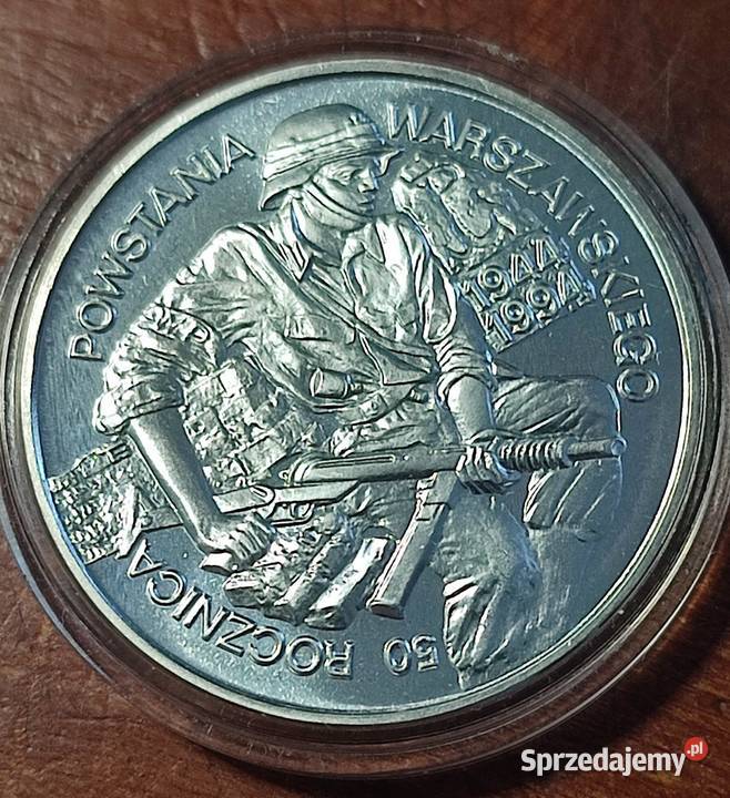 Moneta srebrna 100000 1994r wielkopolskie Poznań