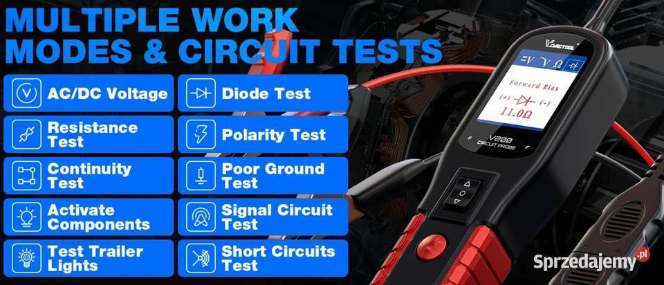 Tester elektryczny połączeń obwodów 1224V Długołęka
