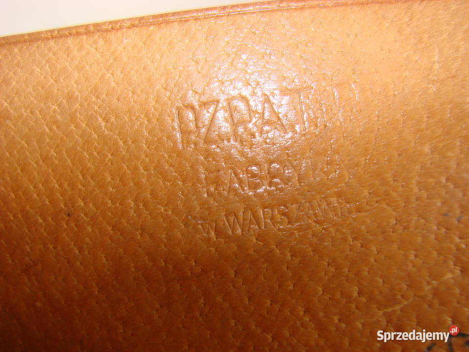 skórzany mapnik PZPATiR Kolekcje Pruszcz Gdański