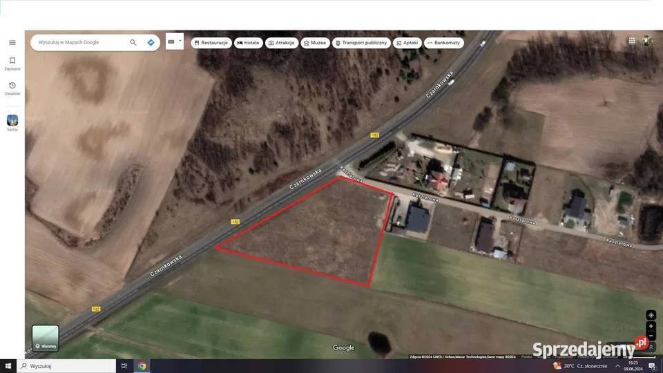 Działka budowlana Ziemia Brzeźno obok Czarnkowa Czarnków