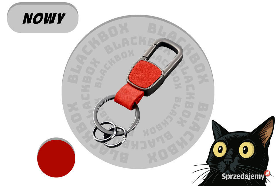 NOWY Brelok do kluczy samochodowych Czerwony Węgrów