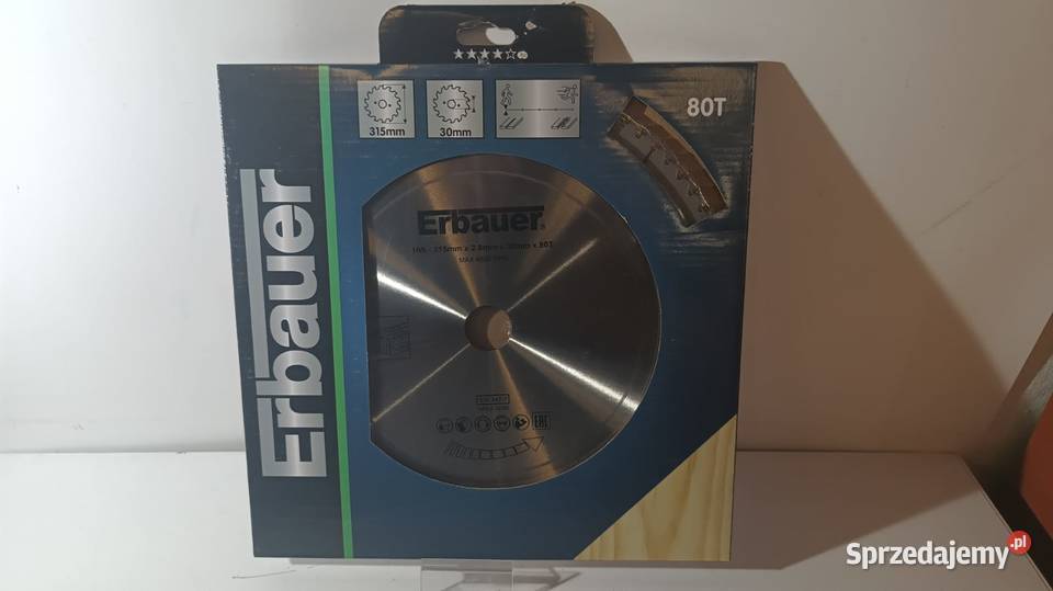 Tarcza do drewna Erbauer 315 x 30 mm 80T śląskie Katowice