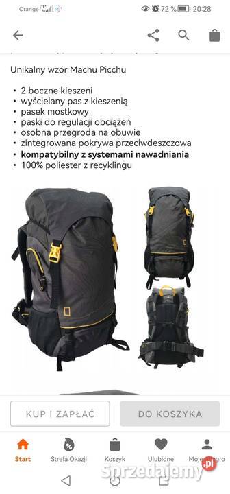 plecak turystyczny National Geographic Poznań