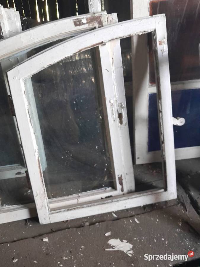 Stare drewniane ramy okienne do renowacji rama Dąbrowa Górnicza