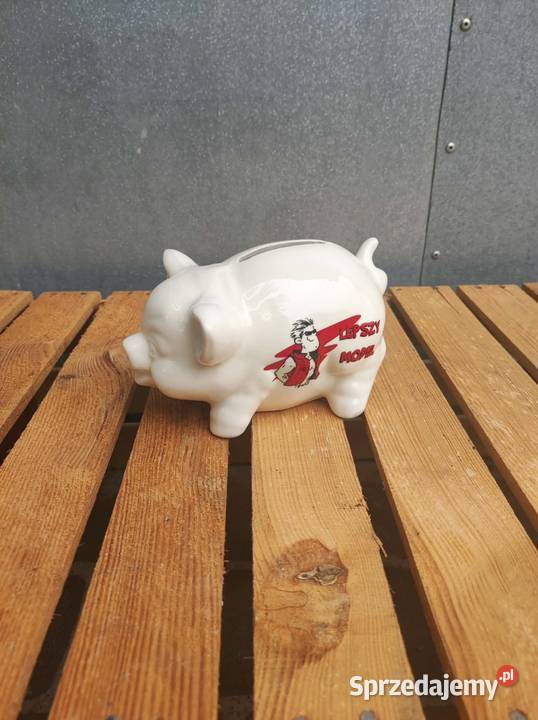 Ceramiczna skarbonka świnka Lepszy Model Podkałek