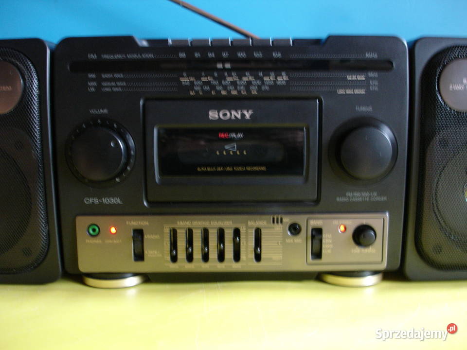 Radiomagnetofon SONY CFS1030L lubuskie Zielona Góra