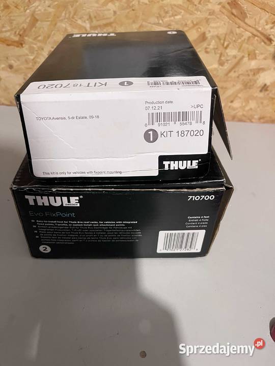 Zestaw Thule Evo Fixpoint 710700 Kit 187020 Warszawa sprzedam