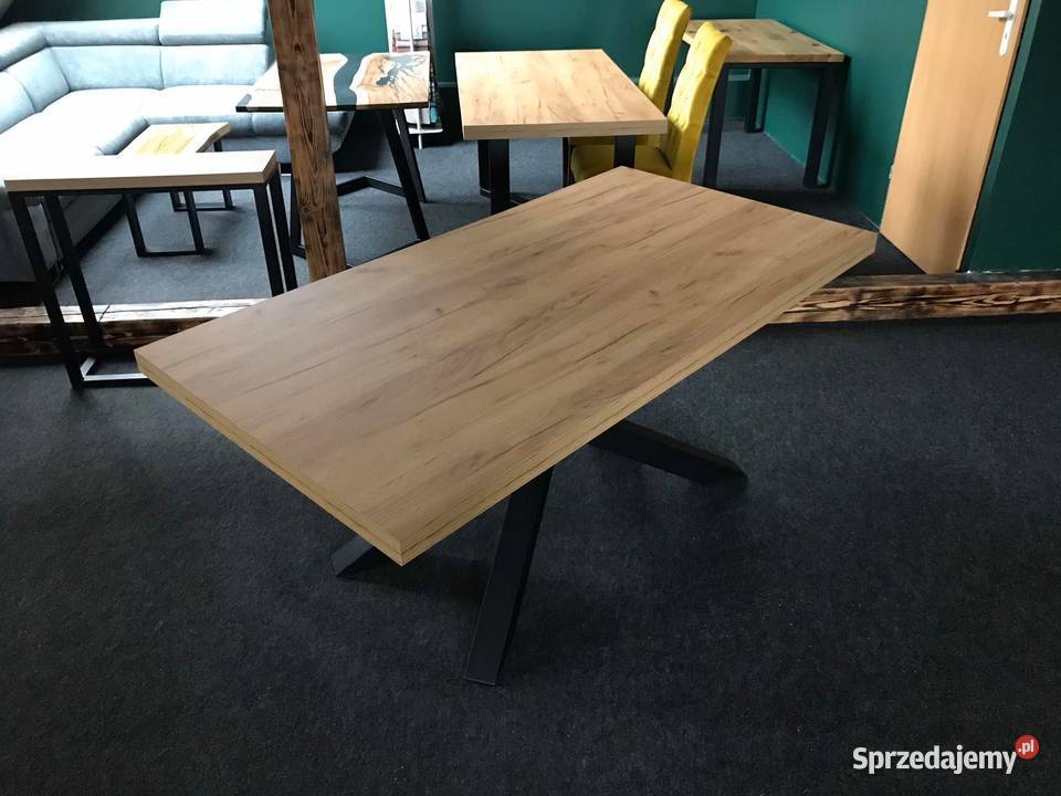 Stół 200x100 Loft industrialny metalowe nogi X Meble Bielsko-Biała