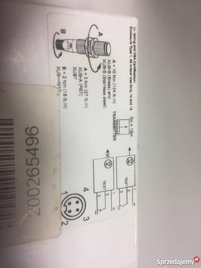 Czujnik fotoelektryczny Telemecanique Sensors Wyszków