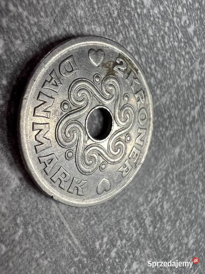 Moneta 2 kroner 2 korony Danmark Dania 2000 r Jasło sprzedam