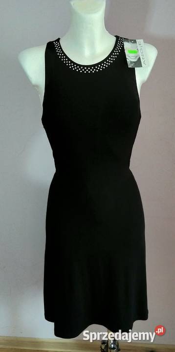 Nowa czarna sukienka Angie na ramiączkach z Spódnice i sukienki podkarpackie Krosno