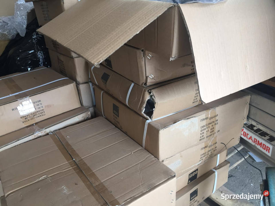 Lampy warsztatowe LED 10 SZTUK na 5 m kablu NOWE Pólko