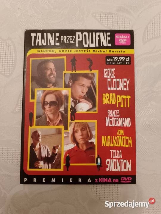 Film DVD TAJNE POUFNE książka reż bracia Coen DVD Oborniki