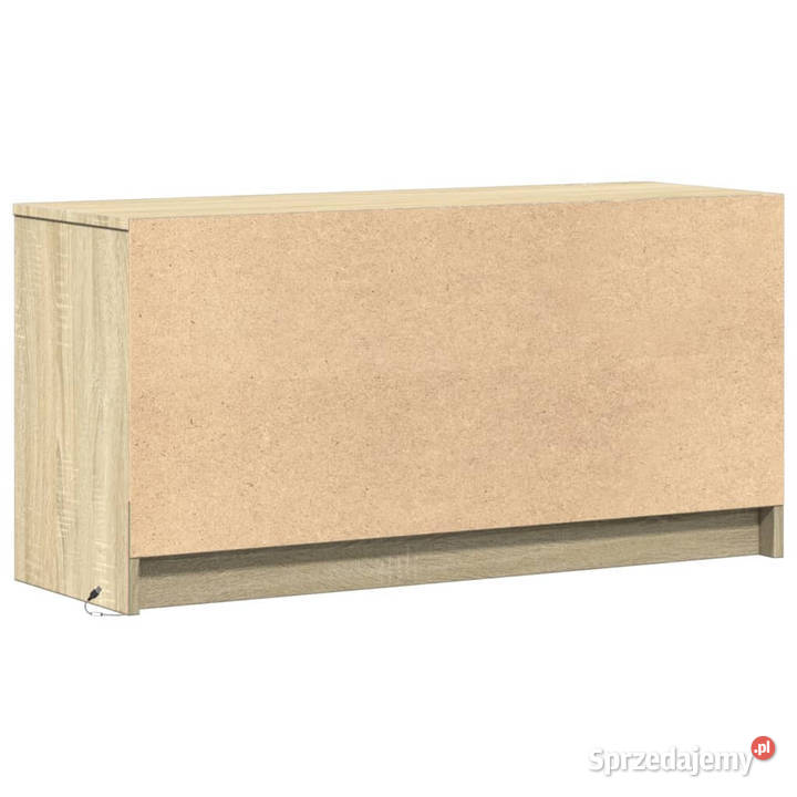 Szafka pod TV z LED dąb sonoma 100x34x50 mazowieckie Warszawa