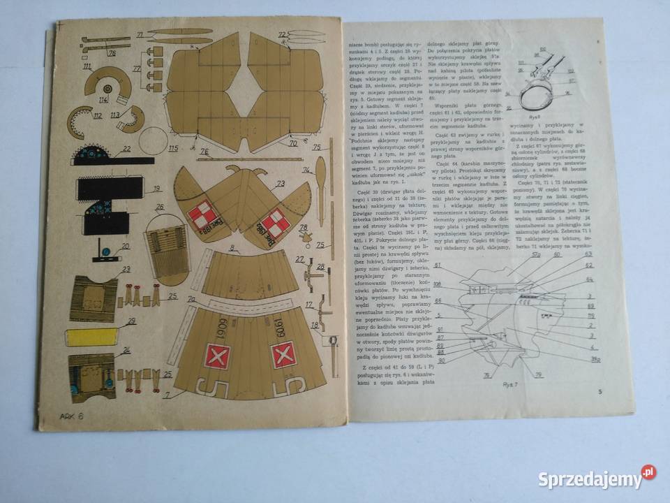 Mały Modelarz 41987 Samolot Breguet XIX B2 śląskie Dąbrowa Górnicza