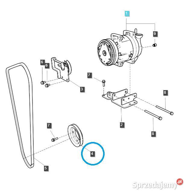 Koło pasowe TRG865 LS Tractor 40009205 Tajęcina sprzedam