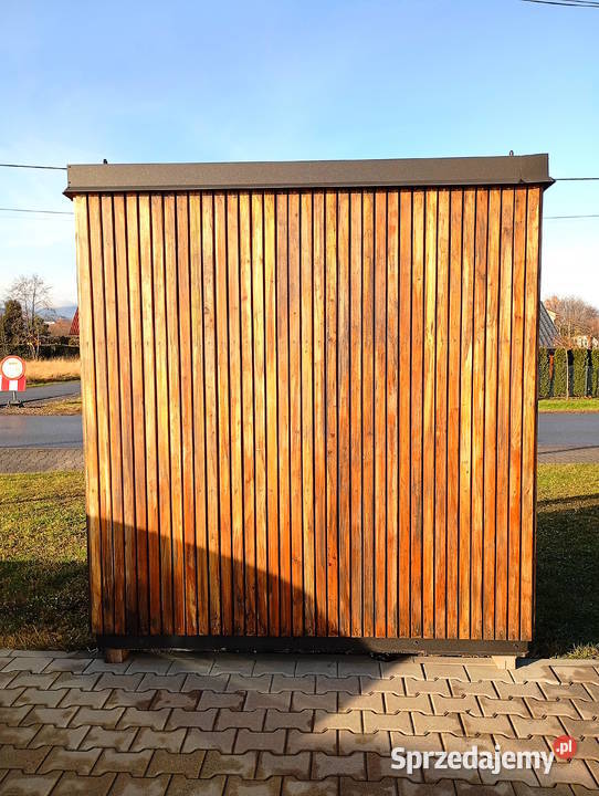 Sauna zewnętrzna elektryczna lamel OKAZJA Andrychów