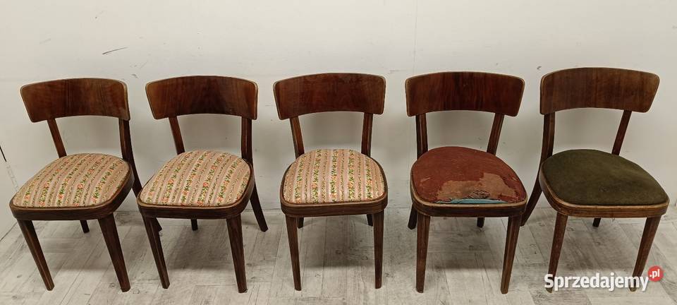 krzesło krzesła Thonet art deco lata 30te Radomsko