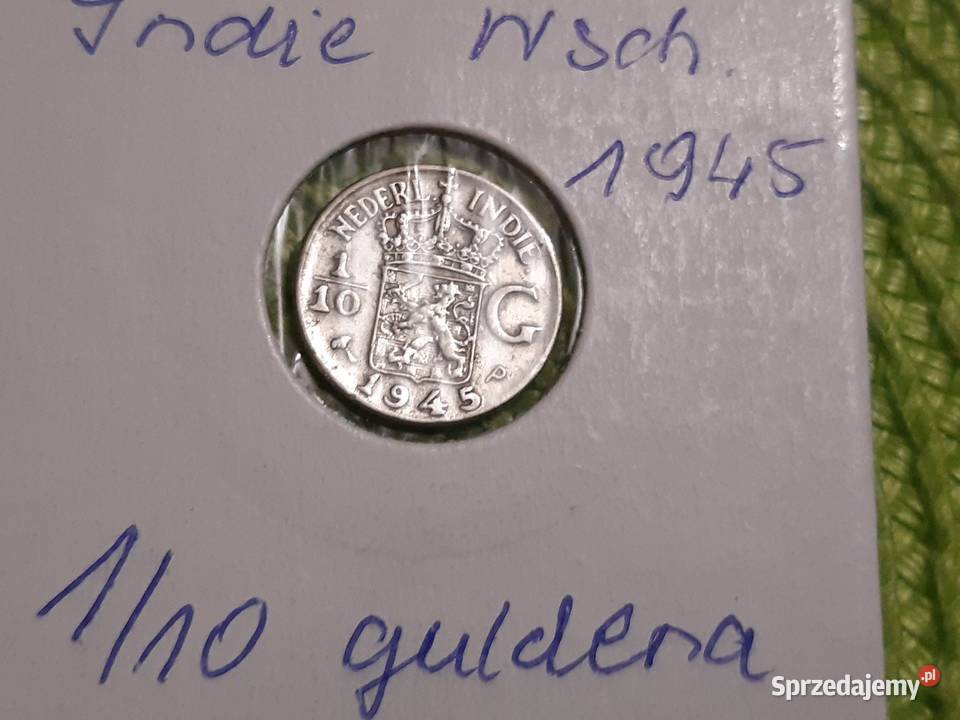 moneta srebrna Holenderskie Indie Wschodnie z podlaskie Łomża sprzedam