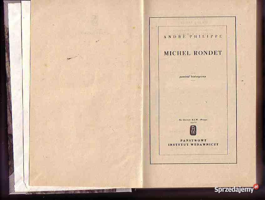 1014 MICHEL RONDET ANDRE PHILIPPE małopolskie