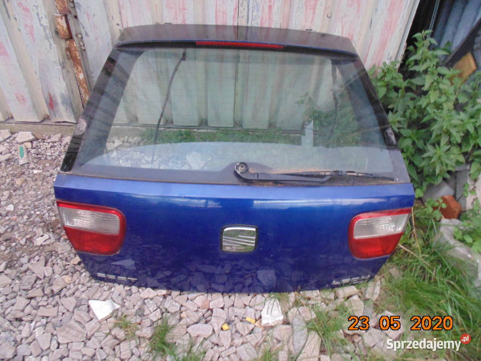 Klapa tylna tył Seat Leon I 9805 granatowa szyba Kraków