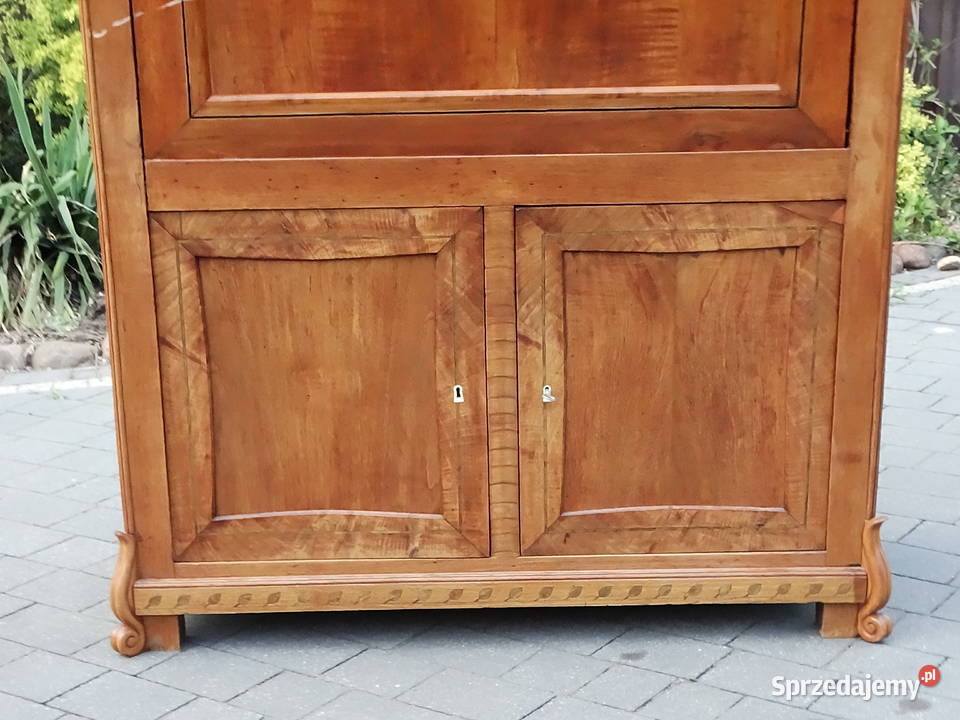Wyjątkowy Sekretarz Biedermeier XIX w Sygnowany Biłgoraj