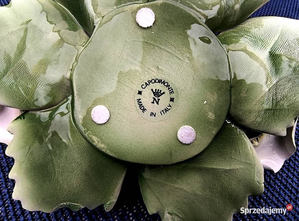 Piękny świecznik Capodimonte Made in Italia lubuskie
