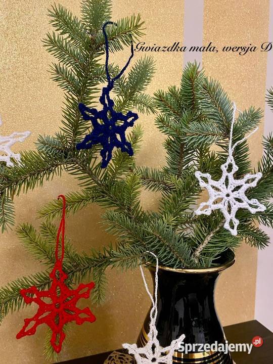 Gwiazdki na choinke wielokolorowy Jastków