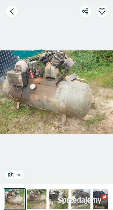 Sprzedam kompresor 500l Bytów