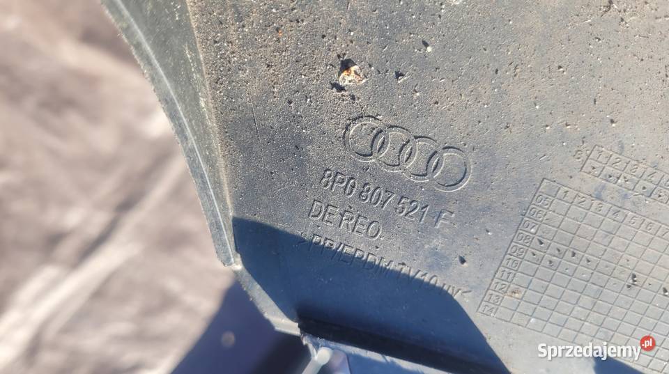 AUDI A3 8P SPOILER DOKŁADKA DYFUZOR HOKEJ Ruda Śląska