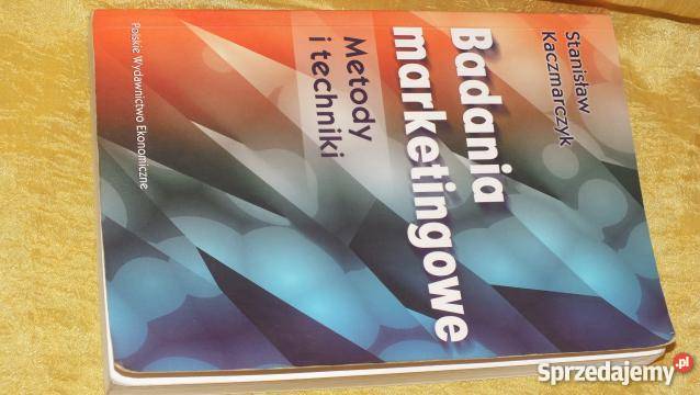 Badania marketingowe Stanisław Kaczmarczyk studia Podręczniki Inowrocław