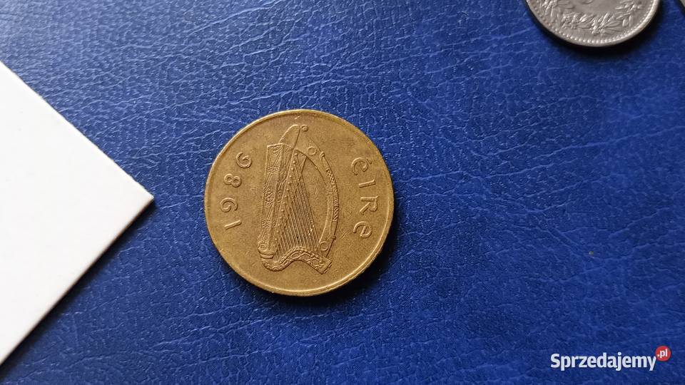 Stare monety 20 pensów 1986 Irlandia Lesko