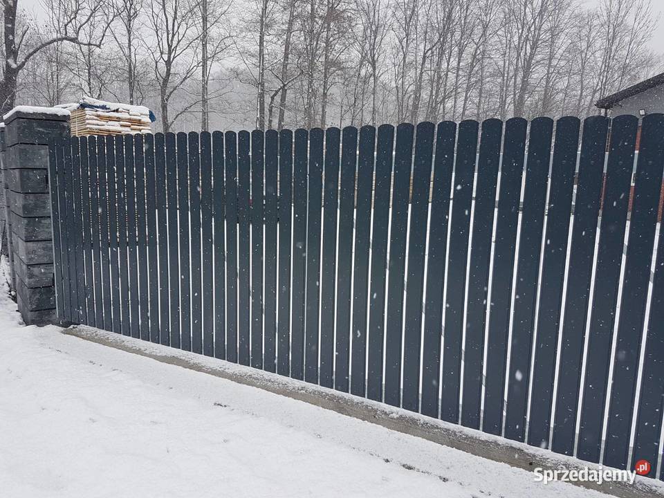 Sztachety metalowe ocynk mal proszkowo gr15mm 9 ocynk łódzkie Kiełczygłów