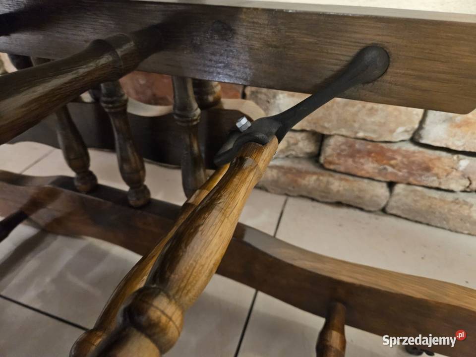 Zabytkowy fotel bujany amerykański piękne Dom i Ogród Pszczyna sprzedam