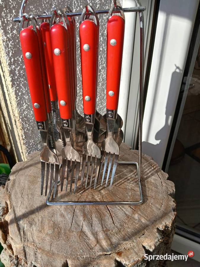 Komplet sztućcy 16 vintage Łódź