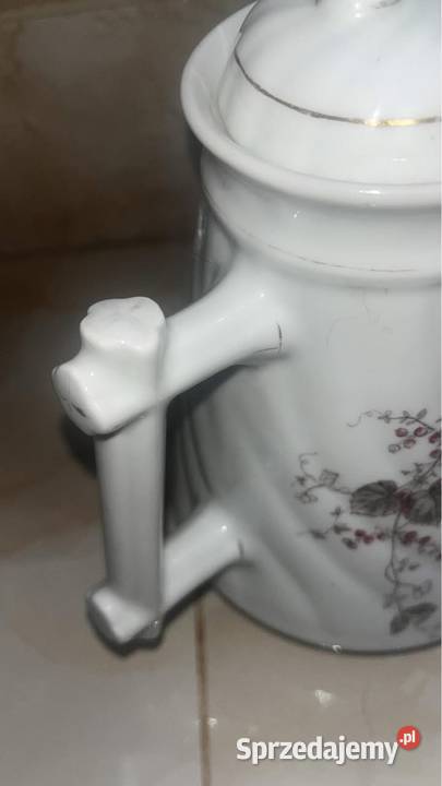 Dzbanek patyczak Sygnatura numeryczna 95 jeden Porcelana i szkło pomorskie Gdańsk