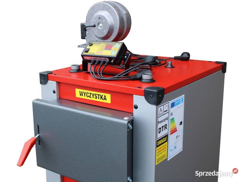 Kocioł piec 50KW do 450m2 na drewno węgiel Ogrzewanie Giżycko