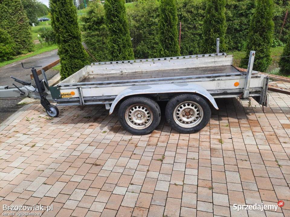 Przyczepa pod koparkę z najazdami z Niemiec dok podkarpackie