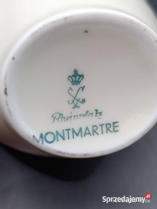 Zestaw porcelany Rheinfalz Montmartre sygnowany Białystok