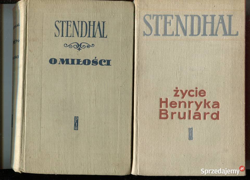Życie Henryka Brulard O miłości Stendhal Pozostałe