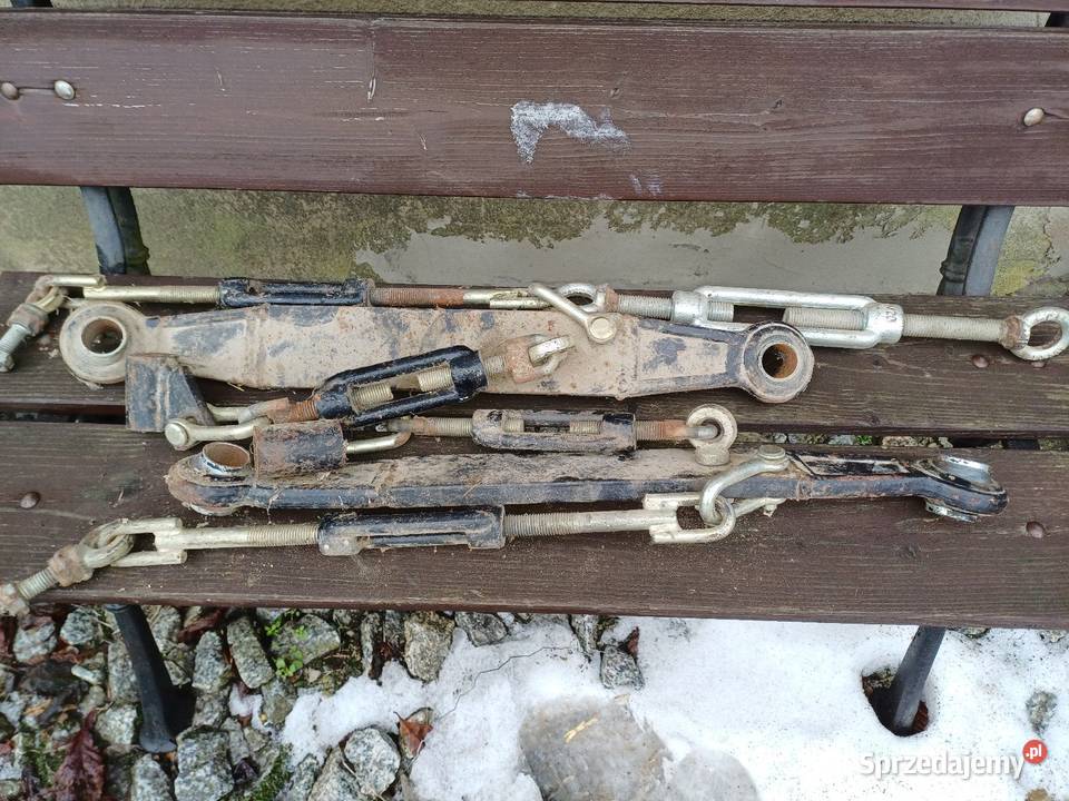 Łączniki belki 2 i śruba rzymska do traktorka wielkopolskie