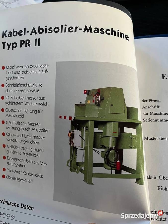 Obieraczka do kabli profesjonalna Legionowo