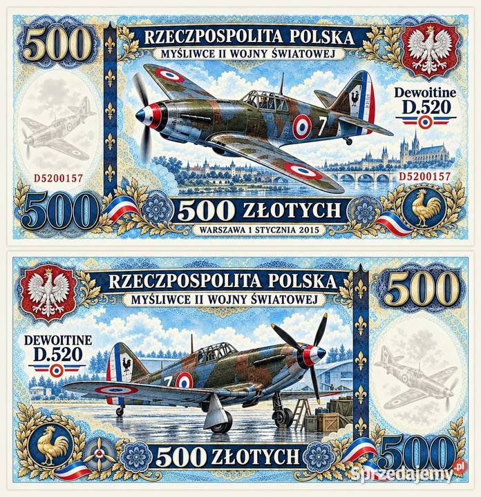 11 sztuk banknotów kolekcjonerskich z serii Białystok sprzedam