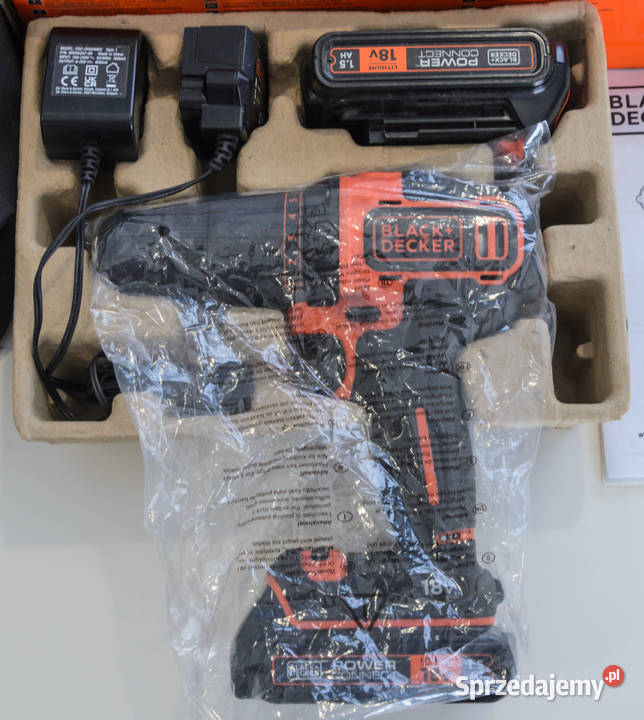 Wkrętarka udarowa akumulatorowa BlackDecker 18V śląskie Częstochowa sprzedam