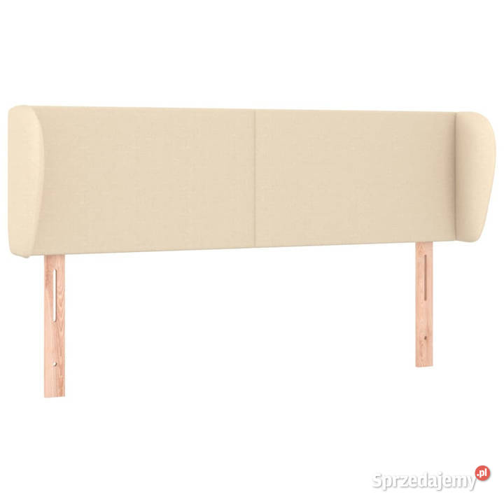 Zagłówek uszak kremowy 147x23x7888 tkanina sprzedam