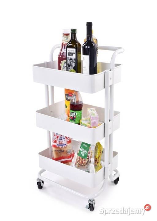 Metalowy regał mobilny 3piętrowy wys 86 Warszawa