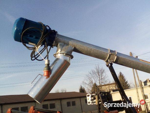 Podajnik ślimakowy żmijka do zboża 15012m 55kw nieuszkodzony Miechów
