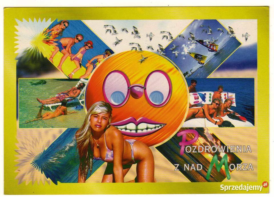 POZDROWIENIA Z MORZA POCZTÓWKA 1 sprzedam